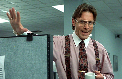 Bill Lumberg from the movie Office Space
