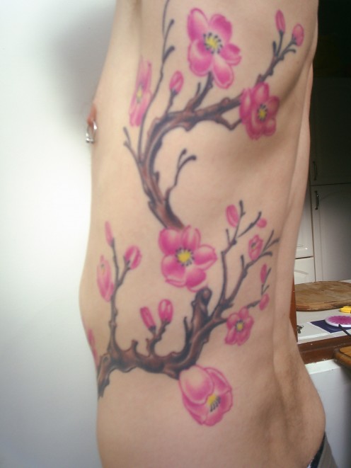 Japanese Cherry Blossom Tattoo 