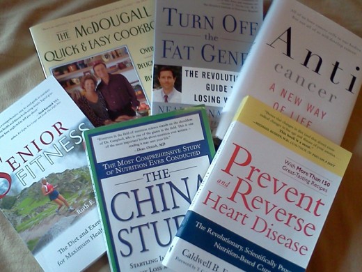Helpful books to teach you about proper nutrition.