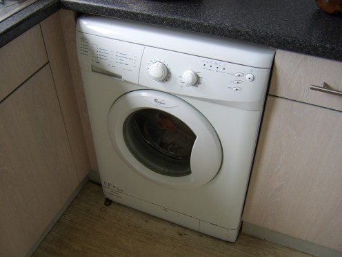 Washing machines and similar appliances should be emptied prior to starting a DIY plumbing job