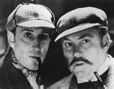 SHERLOCK HOLMES, master detective, and DR. WATSON, his sometimes-reluctant sidekick. Watson completed Holmes in his crime-fighting team. Watson was seldom creditted for HIS wit and charm.
