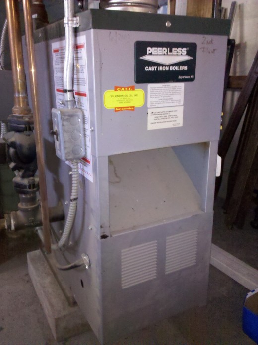 This is a standard Gas Boiler. This creates the heat for baseboard and conventional radiator home heating systems.