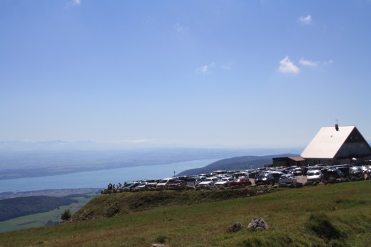 Chasseral, Switzerland - Panorama of 3 Lakes, Forest and Alp Mountains