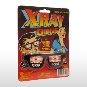 My All-Time Favorite of Prank Gifts: X-Ray Specs. I actually believed that they worked. The girls I knew in my day would have beaten me up if I had used these.