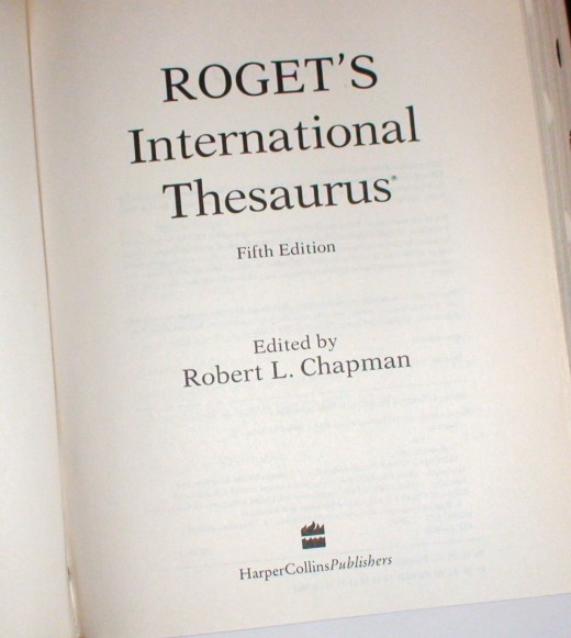 How to Use Roget's Thesaurus HubPages