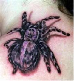 Realistic Cool Spider Tattoos