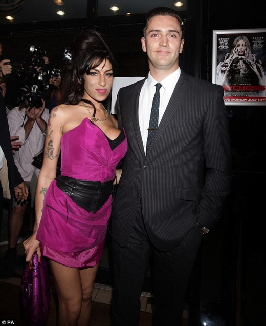 Amy's parents approved, and considered the film director a calming influence on their daughter