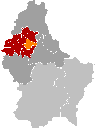 Map location of Goesdorf