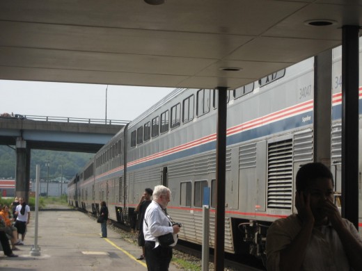 Amtrak Stop between PA, and DC