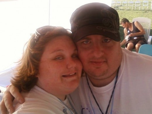 Me and Jason at Relay For Life 2010