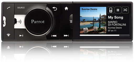 Parrot ASTEROID, the Android based car stereo, complete with Internet streaming!