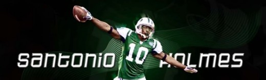 Santonio Holems New York Jets Wide Receiver 