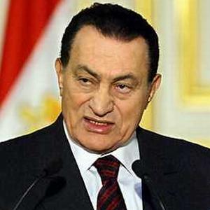 Husni Mubarak follows and forced to step down