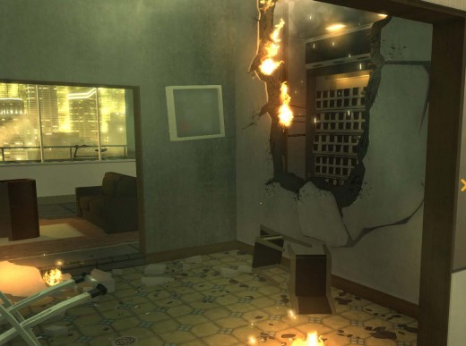 Deus Ex Human Revolution Hengsha Court Gardens Target Computer