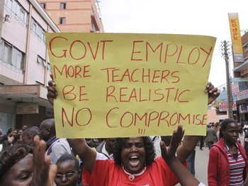 Teachers Protesting