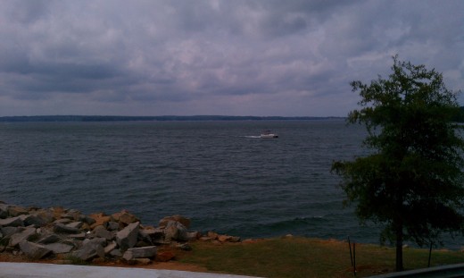view of lake from Irmo side