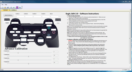 Software to configure the kep mapping for the Eagle Eye Converter for the Playstation 3.