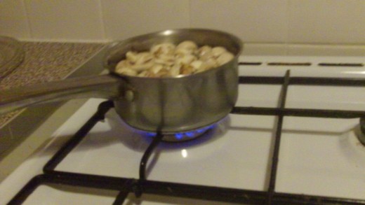 Put on the hob to boil for around 10 minutes or so.