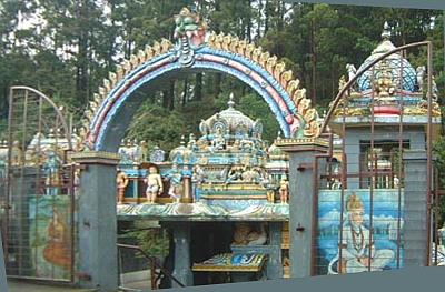 A temple to Hanuman near Nuwara Eliya  in Sri Lanka