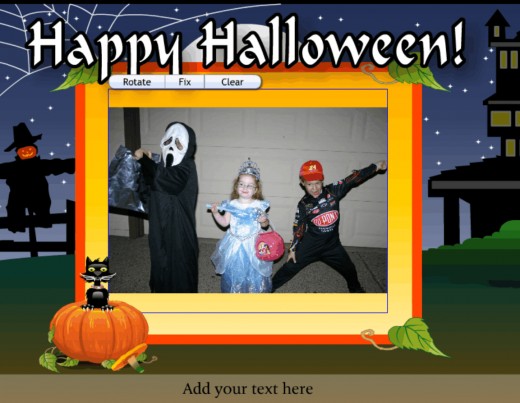 First slide of a personalized digital happy Halloween card made with Smilebox. First slide of a personalized digital happy Halloween card made with Smilebox.