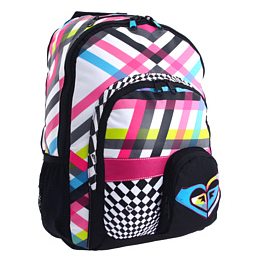Roxy Noble Trek Backpack in White Color Combo http://www.airlineintl.com/product/roxy-noble-trek-backpack-2