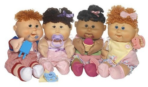 "Cabbage Patch" dolls.