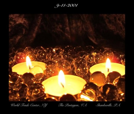 Day 11 extra- three candles for three states, one photo for one nation