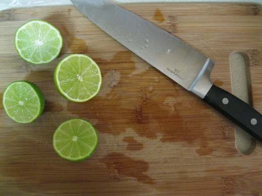 Two cut limes