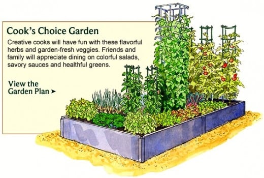 Vegetable Garden Planner - Layout, Design, Plans for Small Home Gardens | HubPages on Small Garden Designs And Layouts
 id=50386