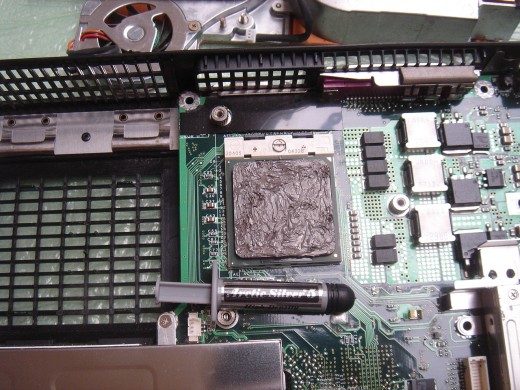 Re-applied thermal compound to protect the 2.39 GHz CPU
