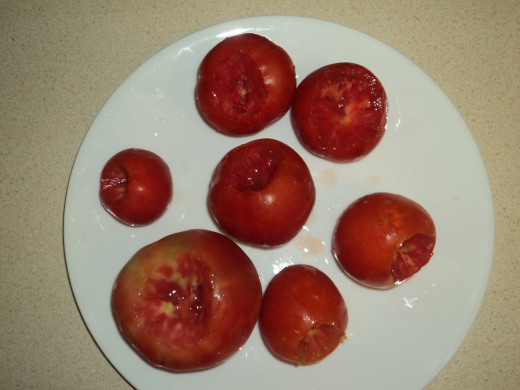 Prepped Tomatoes