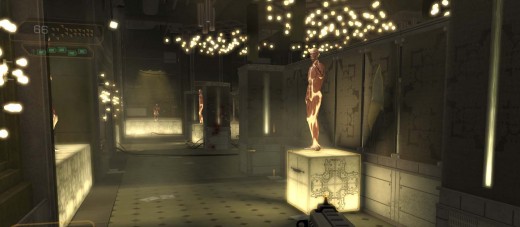 Deus Ex Human Revolution How to Defeat Jaron Namir Using Upgraded Biochip - notice the distorted visual field