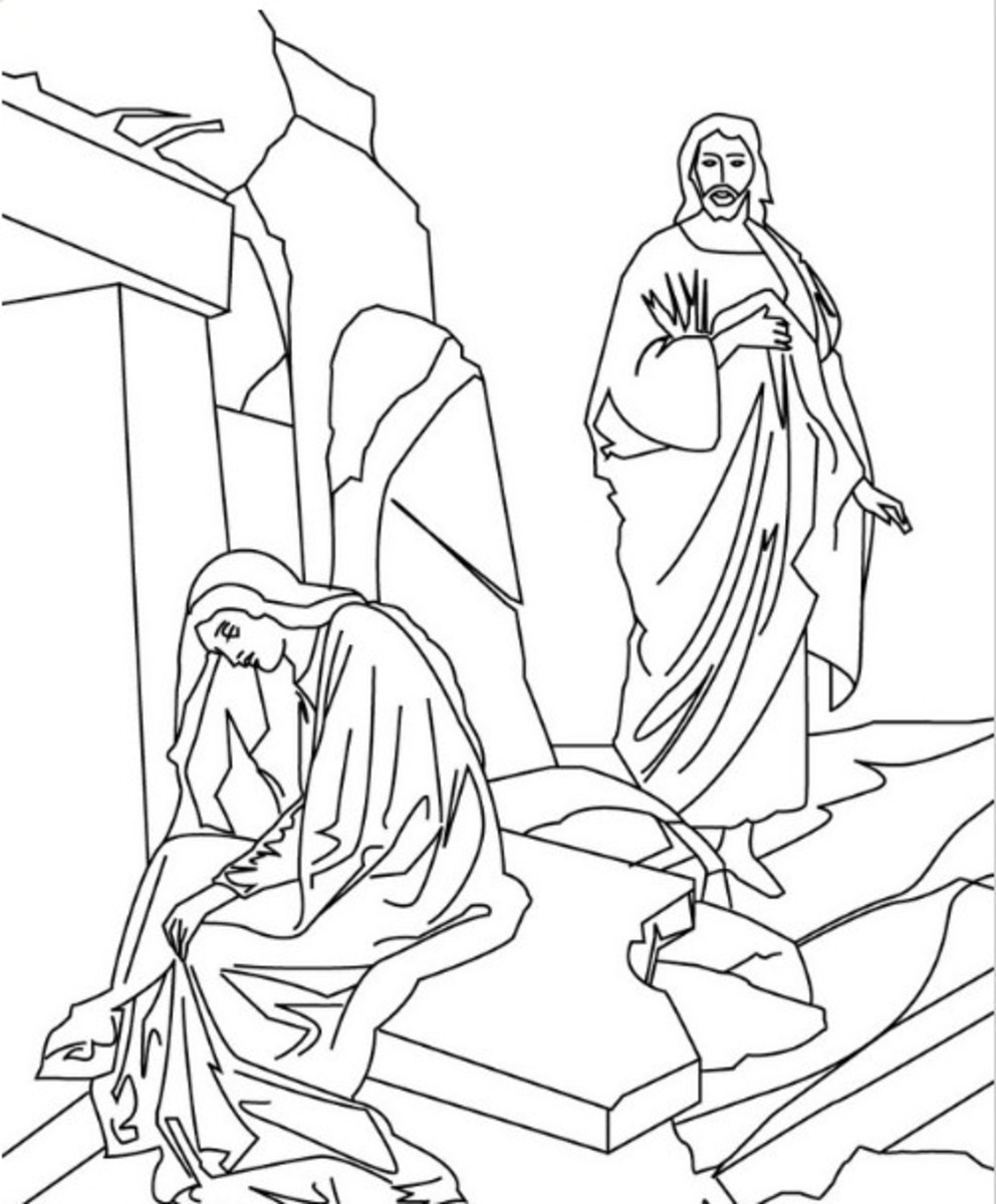 Jesus Christ Coloring Pages 2