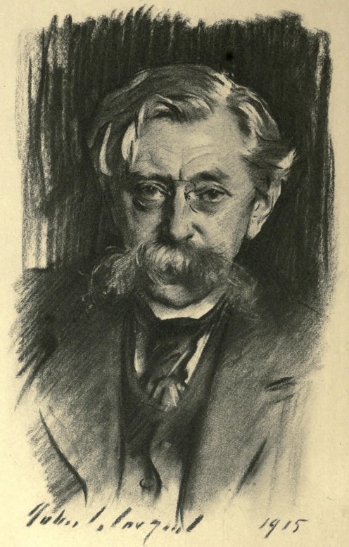 Portrait of Belgian poet Emile Verhaeren, by John Singer Sargent