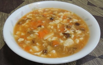 Vegetarian Mapo Tofu Soup