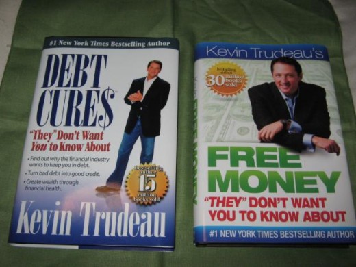 Front covers of the two finance books by Kevin Trudeau I have on my bookshelf - recommended in this hub.