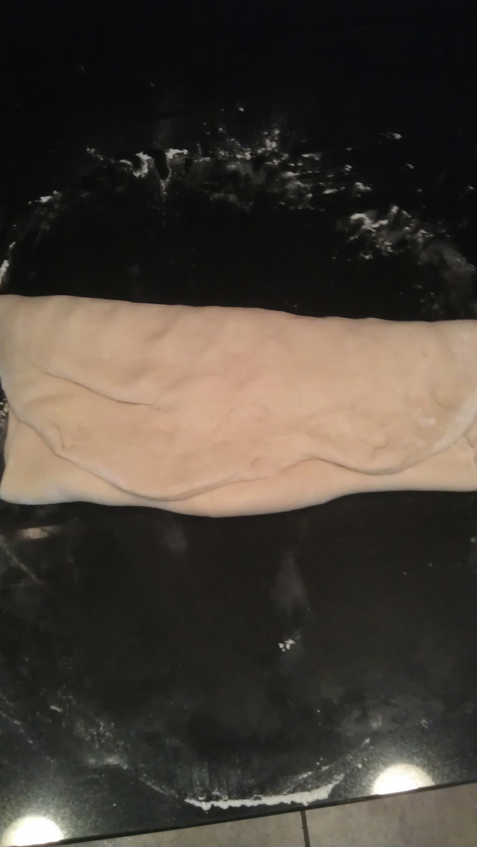 Make sure the dough is sealed along all the open edges, so butter doesn't squirt out.