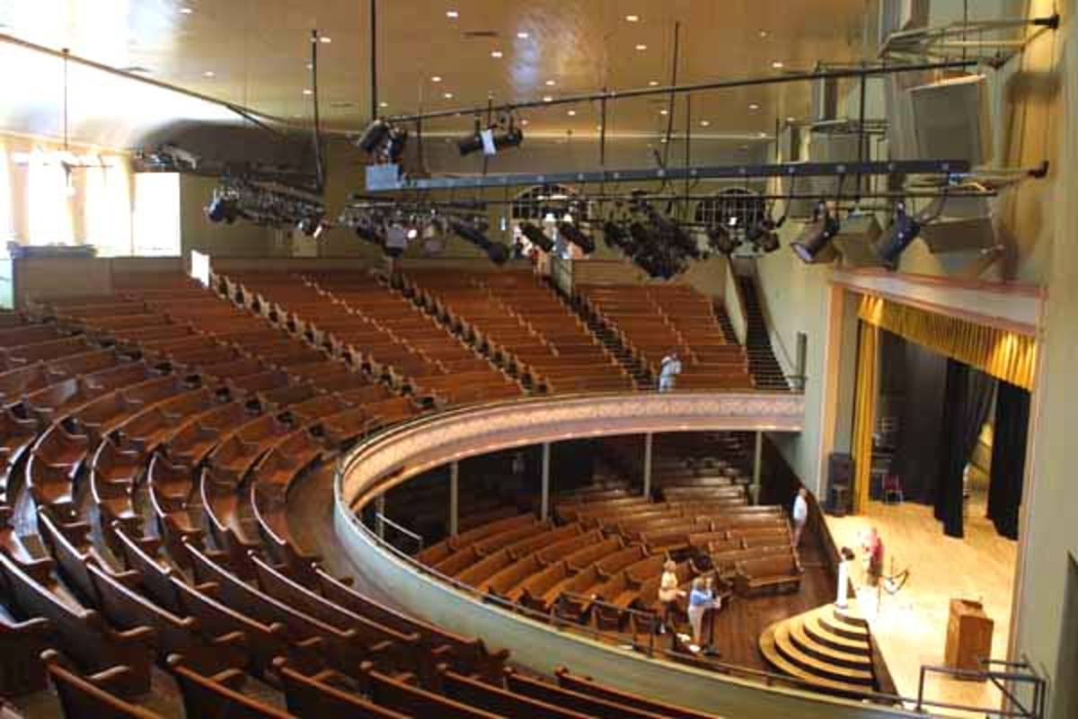 Ryman Auditorium Balcony Seating Chart