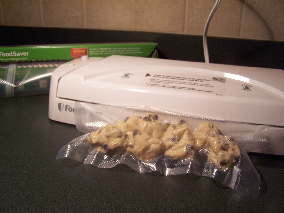 Notice how the FoodSaver removes all the air.  This will  prevent freezer burn and lock in flavor.