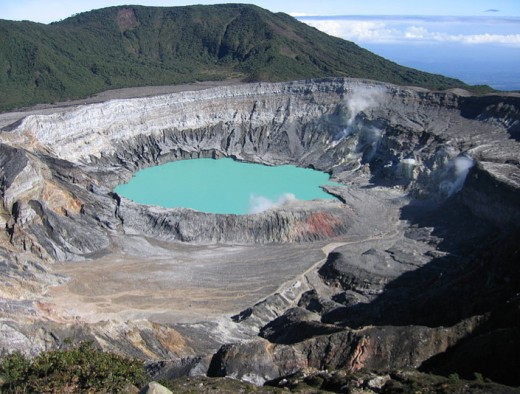 This is the crater of Poas Volcano.  People get lost here and around other volcanoes in this country.  Don't get separated from your group.  