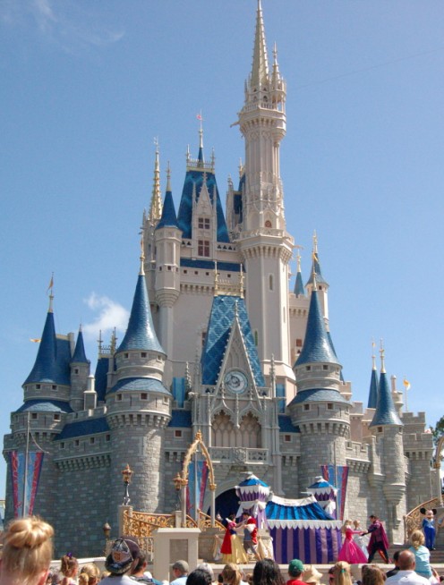 There is also Disney World.  A truly treasured memory from my childhood was going to Disney World and another treasured memory was taking my daughter there, so that she could experience it as well.  Cinderella's Castle is an iconic image photo by AMB