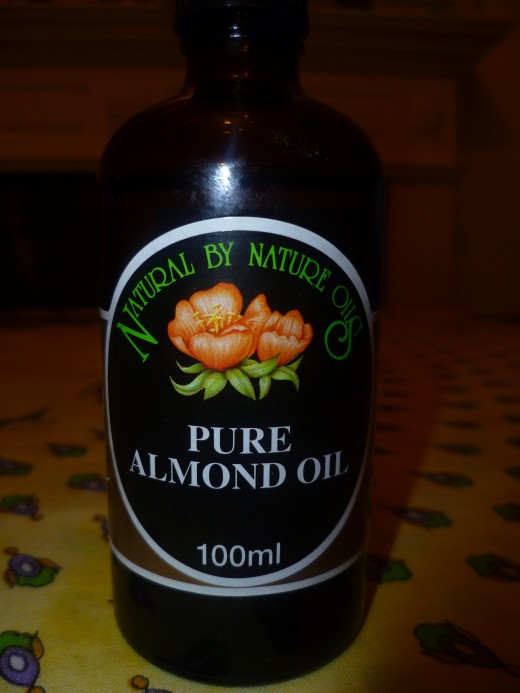 Pure Almond oil. One of the most used to make eyes creams and serum