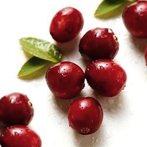 Fresh cranberries.  Clip art from Food and Health.com
