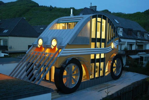 This one caught my eye just because it IS so different from others! It is a "car house" in Austria.