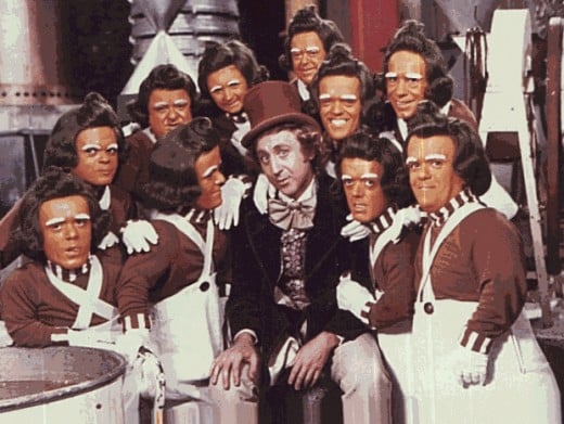 Oompa Loompas from 'Willy Wonka and the Chocolate Factory'