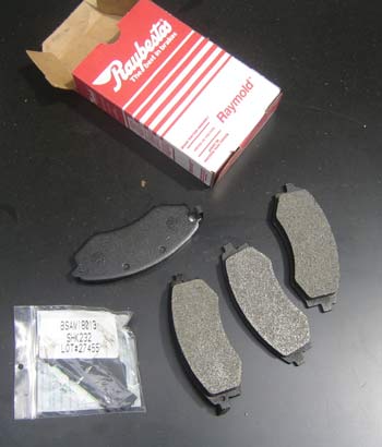 From word of mouth I have found that Ray Bestos has a good line of selection when it comes to brake parts, including Front Brake Pads, shown in this photo. When choosing brake pads for your vehicle always go with what the manufacturer suggests.