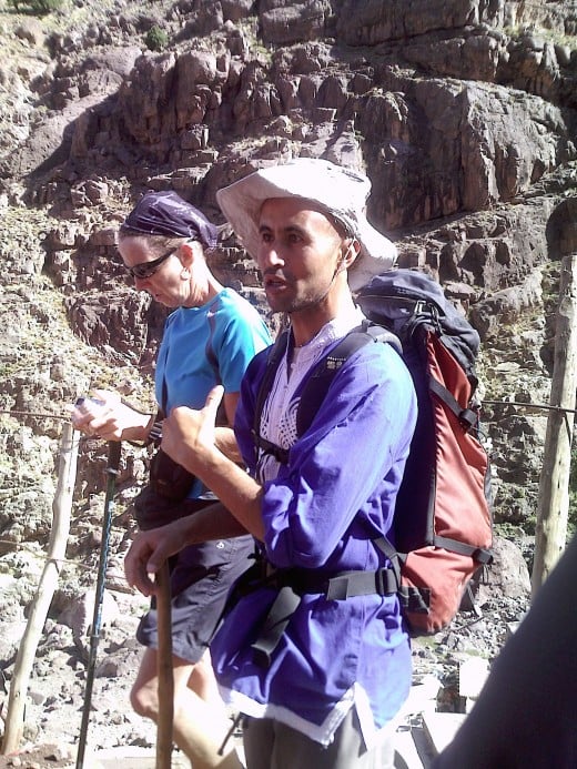 Our trusty guide Mohammed for our Toubkal Trek