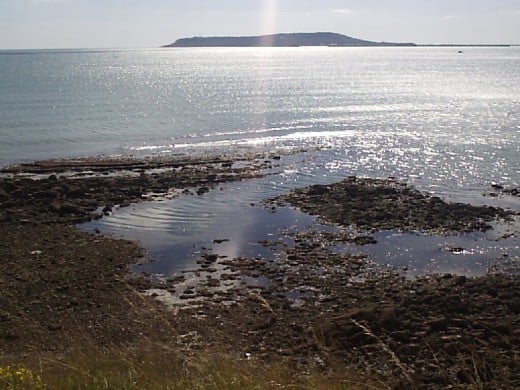 View from Osmington Mills towards the Isle of Portland, Dorset