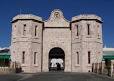 The gatehouse at Fremantle Prison from where Abbott escaped. The gatehouse at Fremantle Prison from where Abbott escaped.