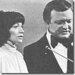 Mary Hardy with Bert Newton. She was from Bacchus Marsh